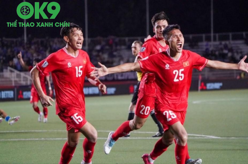 Doãn Ngọc Tân ghi bàn thắng gỡ hòa cho ĐT Việt Nam